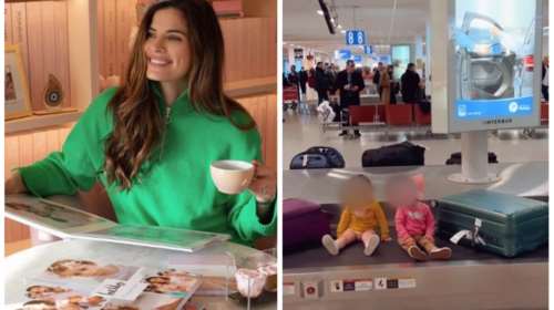 Χαμός στα social, κατέβασε την ανάρτηση η Μπόμπα με τα παιδιά της στον ιμάντα των αποσκευών: &quot;Έτσι χάνονται δαχτυλάκια&quot;