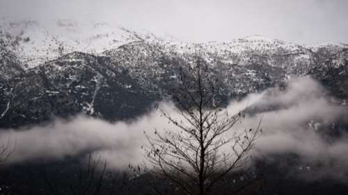 Ξάνθη: Λευκή νύχτα στο Δασικό Χωριό - Εντυπωσιακό σκηνικό [βίντεο]