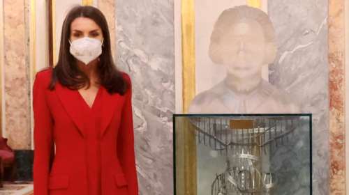 Η φλογερή εμφάνιση της βασίλισσας Λετίσια και η αμήχανη στιγμή που &quot;έσπασε&quot; το πρωτόκολλο