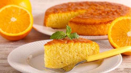 Νηστίσιμο κέικ πορτοκαλιού χωρίς μίξερ - Αφράτο, γεμάτο αρώματα