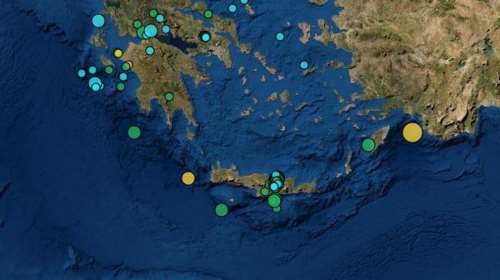 Ανησυχία στην Κρήτη: Τρεις σεισμικές δονήσεις μέσα σε 15 λεπτά ταρακούνησαν το Ηράκλειο