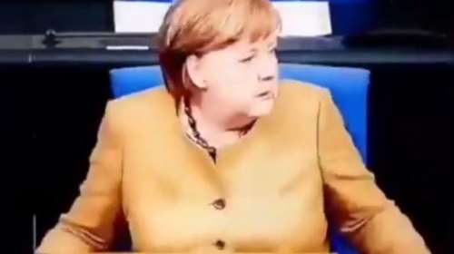 Γερμανία: Η Μέρκελ ξέχασε να φορέσει τη μάσκα της και...τρέχει πανικόβλητη [Βίντεο]