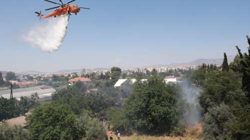 Μεσσηνία: Φωτιά στο Αγριλόβουνο Οιχαλίας - Υπό έλεγχο η πυρκαγιά