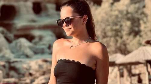 Μαριτίνα Ντενίση: Βολτάρει στα Mάταλα της Κρήτης χέρι χέρι με τον αγαπημένο της