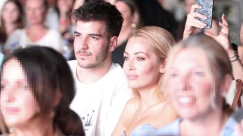 Ελένη Βουλγαράκη &amp; Φώτης Ιωαννίδης full in love σε σπάνια βραδινή έξοδο