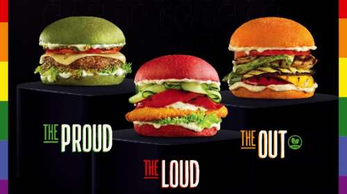 Goody&#39;s: Σάλος στο Τwitter με τα νέα μπέργκερ σε... χρώματα και ονόματα του Pride
