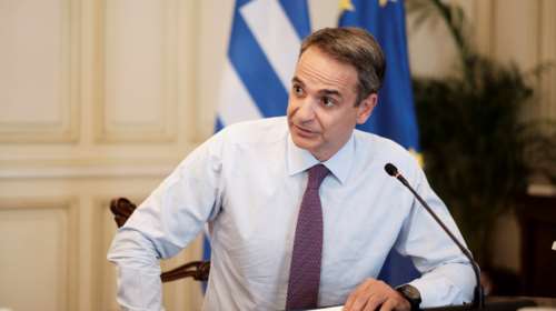 Συνάντηση Μητσοτάκη με τον Πατριάρχη Αλεξανδρείας στο Μέγαρο Μαξίμου