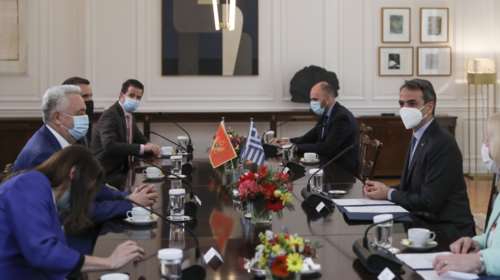 Μητσοτάκης σε πρωθυπουργό Μαυροβουνίου: &quot;Οι διακοπές να είναι όχι μόνο ευχάριστες, αλλά και ασφαλείς&quot;