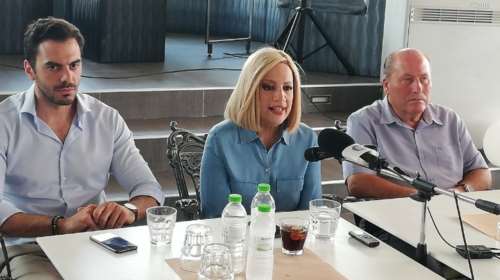 Γεννηματά από Φλώρινα: "Η αγορά στενάζει και η κυβέρνηση ασχολείται με τους λίγους και τους ισχυρούς"