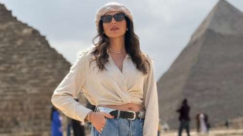 Η Σταματίνα Τσιμτσιλή φόρεσε το απόλυτο safari look στο Κάιρο: Το cargo παντελόνι και το τουρμπάνι