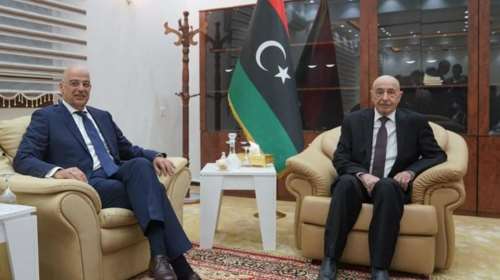 Δένδιας: Όλες οι ξένες δυνάμεις, ειδικά η Τουρκία, θα πρέπει να φύγουν από τη Λιβύη