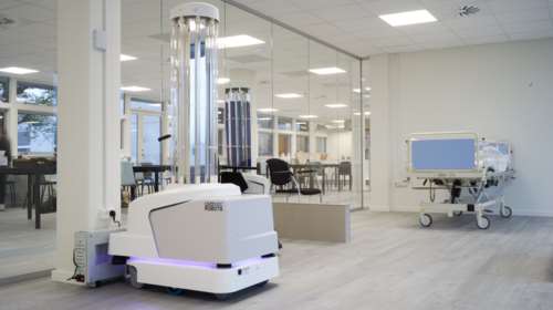 Κορονοϊός: Αυτά είναι τα ρομπότ απολύμανσης της ΕΕ στα νοσοκομεία - Έρχονται και στην Ελλάδα [Εικόνες]