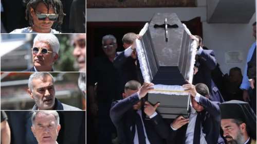 Κηδεία Μανώλη Παπαδόπουλου: Το &quot;αντίο&quot; της ΑΕΚ στον 57χρονο παλαίμαχο ποδοσφαιριστή [εικόνες]