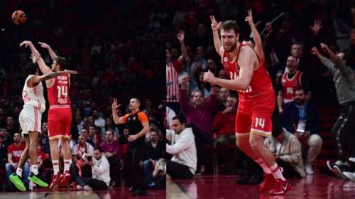 Παναγιά μου ένας Βεζένκοφ- Από άλλον πλανήτη, έβαλε 45 πόντους με 4 ρεκόρ στον διασυρμό της Μπάγερν από τον Ολυμπιακό (112-69)