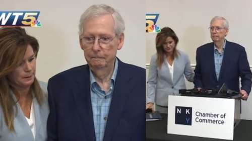 ΗΠΑ: Ο γερουσιαστής Μιτς Μακόνελ "πάγωσε" ξανά ενώ μιλούσε σε δημοσιογράφους - "Συγγνώμη, θα χρειαστούμε ένα λεπτό"