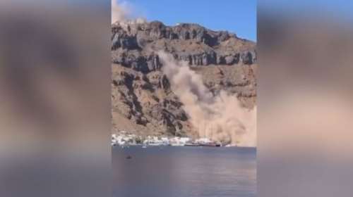 Λέκκας για Σαντορίνη: Υψηλός κατολισθικός κίνδυνος στη Θηρασιά και την Καλντέρα - Να ληφθούν μέτρα ασφαλείας