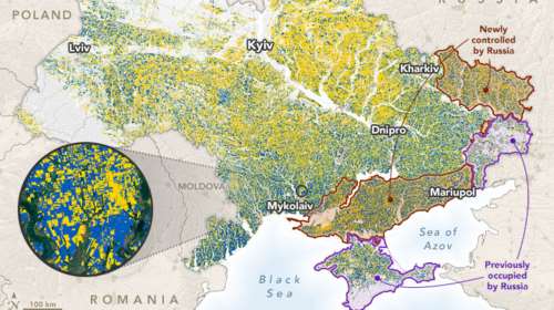NASA:  Η Ρωσία ελέγχει το 22% της αγροτικής γης της Ουκρανίας - "Ο σιτοβολώνας του κόσμου βρίσκεται σε πόλεμο"