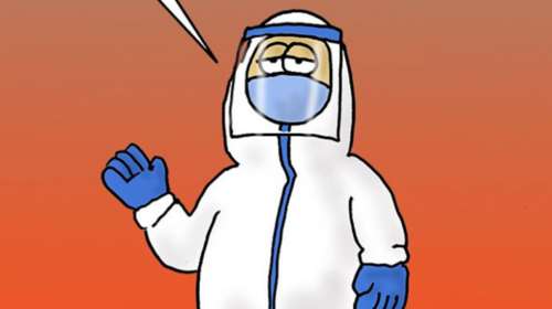 Κορονοϊός: Ρεσιτάλ Αρκά με σκίτσο που τα λέει όλα [Εικόνα]