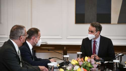 Μητσοτάκης με τον επικεφαλής της Frontex: Καρφιά στον Ερντογάν για την &quot;εισβολή&quot; μεταναστών στον Εβρο