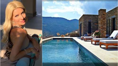 Προβλήματα στον.. παράδεισο της Ελένης Μενεγάκη: Η διπλή ατυχία με την εκπληκτική ξενοδοχειακή μονάδα της στην Άνδρο [Εικόνες]