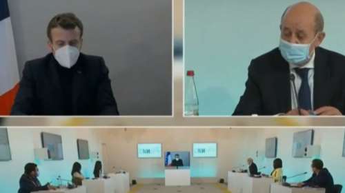 Οι πρώτες εικόνες από τον νοσούντα με κορονοϊό Εμανουέλ Μακρόν