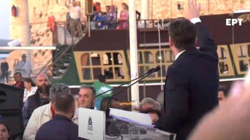 Εκλογές 2023- Ανδρουλάκης: Ιστιοφόρο διέκοψε την ομιλία του στο λιμάνι της Ρόδου- Η αντίδραση του προέδρου του ΠΑΣΟΚ