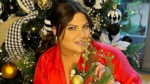 Η Δανάη Μπάρκα στόλισε το πανύψηλο δέντρο της - Ο πρωτότυπος στολισμός της