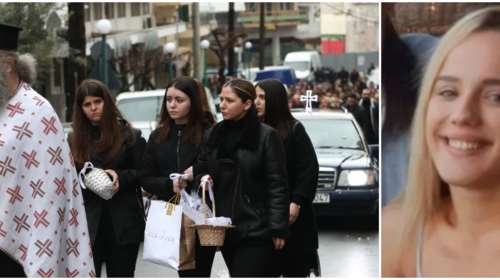 Σπαραγμός στα Γιαννιτσά για την Ιφιγένεια - Σε άσπρο φέρετρο η 23χρονη, καλαθάκια με κουφέτα κρατούν οι φίλες της