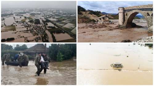 Τρίκαλα: Λασποθάλασσα ολόκληρες περιοχές - Έπεσε το ιστορικό γεφύρι της Σαρακίνας - Πρωτόγνωρες εικόνες