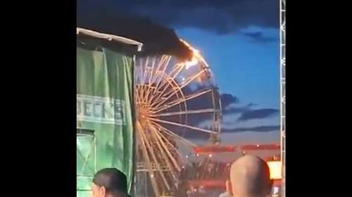 Γερμανία: Πυρκαγιά σε ρόδα λούνα παρκ κοντά στη Λειψία – Πάνω από 20 τραυματίες