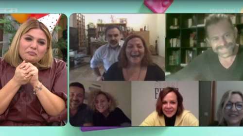 Δανάη Μπάρκα: Πλάνταξε στο κλάμα ζωντανά στην εκπομπή της [Βίντεο]