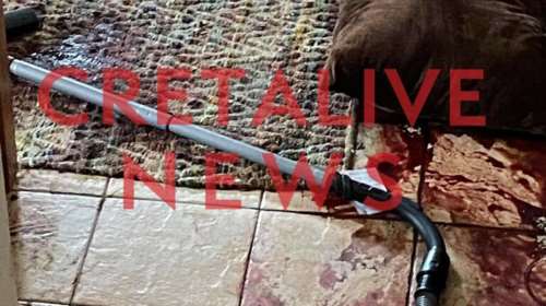 Δολοφονία 54χρονης στα Χανιά: Σοκάρει η φωτογραφία από τον τόπο του εγκλήματος [Εικόνα]