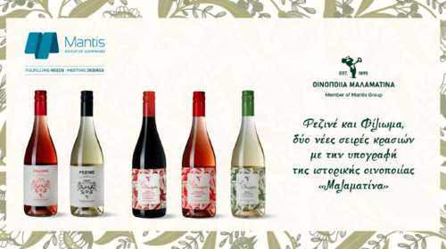 &quot;Μαλαματίνα&quot;: Ρεζινέ και Φίλιωμα, δύο νέες σειρές κρασιών με την υπογραφή της ιστορικής οινοποιίας