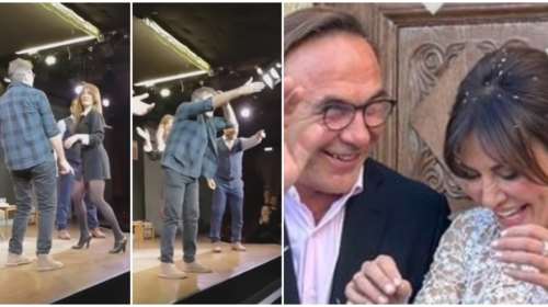 Δήμητρα Ματσούκα: Πέταξε την ανθοδέσμη στο κοινό της παράστασης, λίγες ώρες μετά τον γάμο της [εικόνες]