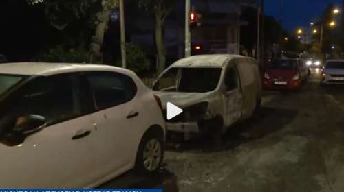 Επεισόδια στην Πανεπιστημιούπολη μετά από μεταμεσονύκτιο πάρτι: Εβαλαν φωτιές και έκαψαν ΙΧ [βίντεο]