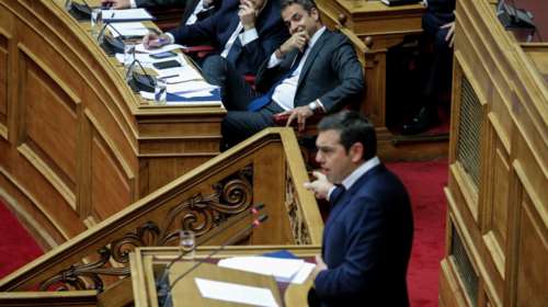Εκνευρισμός στον ΣΥΡΙΖΑ για την &quot;ντρίπλα&quot; Μητσοτάκη στη Βουλή