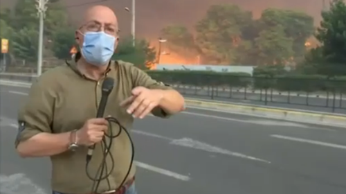 Επεισόδιο στον αέρα του ΣΚΑΪ με πυρόπληκτο: &quot;Μη μου λές εμένα σουτ όταν καίγεται η περιουσία μου&quot;