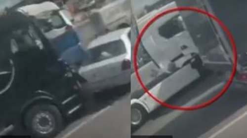 Βίντεο από την καραμπόλα στη λεωφόρο Καβάλας: ΙΧ μπαίνει μπροστά από νταλίκα- Χτυπάει κι άλλο φορτηγό από πίσω