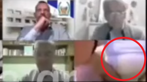 Απίστευτο &quot;παρατράγουδο&quot; με δημοτικό σύμβουλο στην Κόρινθο: Βγήκε με τα εσώρουχα στην τηλεδιάσκεψη [Βίντεο]