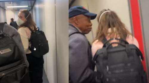 Απίστευτος διάλογος του πρώην δημάρχου της Νέας Υόρκης με γυναίκα σε αεροδρόμιο: "Τράβα @@@@@@@" [βίντεο]