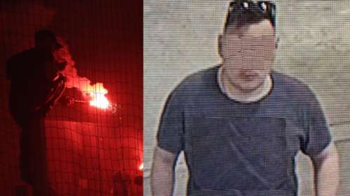 AEK: Δημοσίευσε φωτογραφία του οπαδού που έριξε φωτοβολίδα στην Opap Arena - &quot;Μην τον μιμηθεί κανείς&quot;