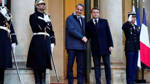 Στο Μέγαρο των Ηλυσίων o Κυριάκος Μητσοτάκης - Στη διάσκεψη Μακρόν για τη στήριξη της Ουκρανίας [Εικόνες]