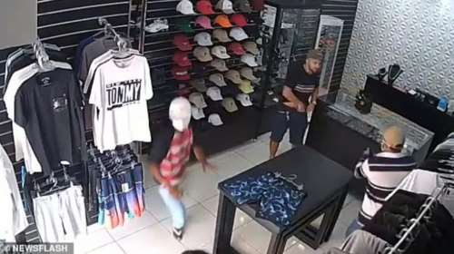 Σοκαριστικό βίντεο: Η στιγμή που επιχειρηματίας πυροβολεί και σκοτώνει τρεις ληστές στη Βραζιλία