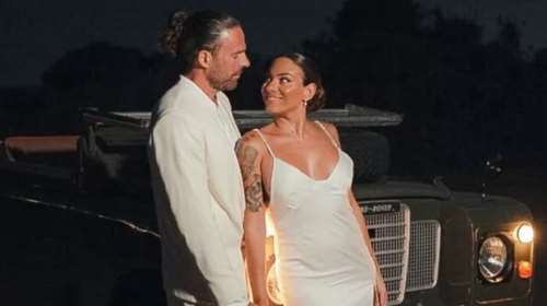 Ευρυδίκη Βαλαβάνη – Γρηγόρης Μόργκαν: Η τρυφερή πρώτη αγκαλιά μετά τον γάμο