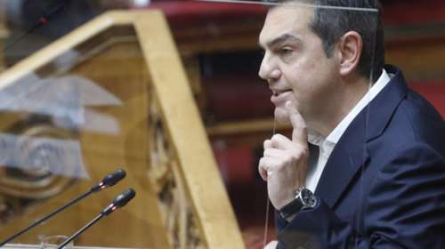 Τσίπρας: Προϋπόθεση να είμαστε πρώτο κόμμα για να συγκυβερνήσουμε με το ΠΑΣΟΚ - Πλήγμα για τη ΝΔ η αποχώρηση Καραμανλή