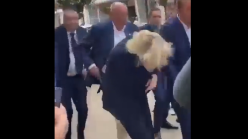 Le Parisien: Πέταξαν αβγά στη Μαρίν Λεπέν - Υβρεις για την ακροδεξιά πολιτικό και τη μητέρα της [Βίντεο]