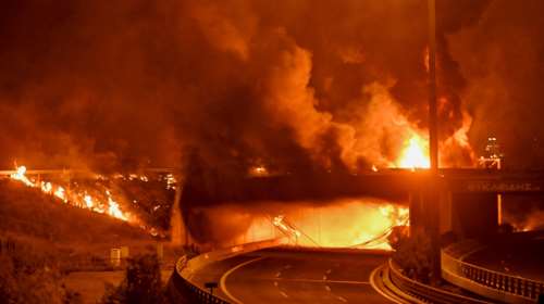 Η ΕΛΑΣ αναζητά πληροφορίες για το τροχαίο με το βυτιοφόρο που ανετράπη και πήρε φωτιά στην Αθηνών – Κορίνθου