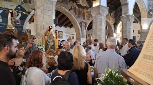 Ράγισαν καρδιές στην κηδεία του 32χρονου Χριστόφορου που σκοτώθηκε στο Κουρταλιώτικο φαράγγι