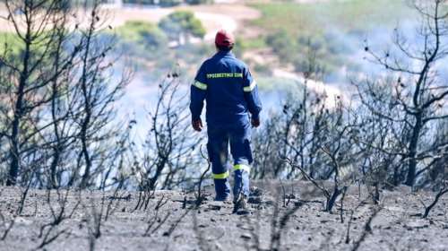 Συναγερμός στην Πυροσβεστική για πυρκαγιά στη Μαγούλα Αττικής