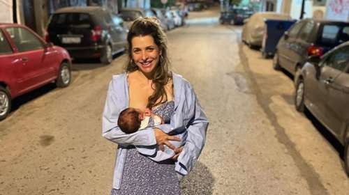 Η Βασιλική Τρουφάκου στο χωριό με τον δύο μηνών γιο της- Η απόλυτη ευτυχία για την ηθοποιό